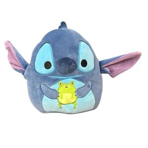 Disney Stitch with Frog Squishmallow Plush 8 inch NWT
